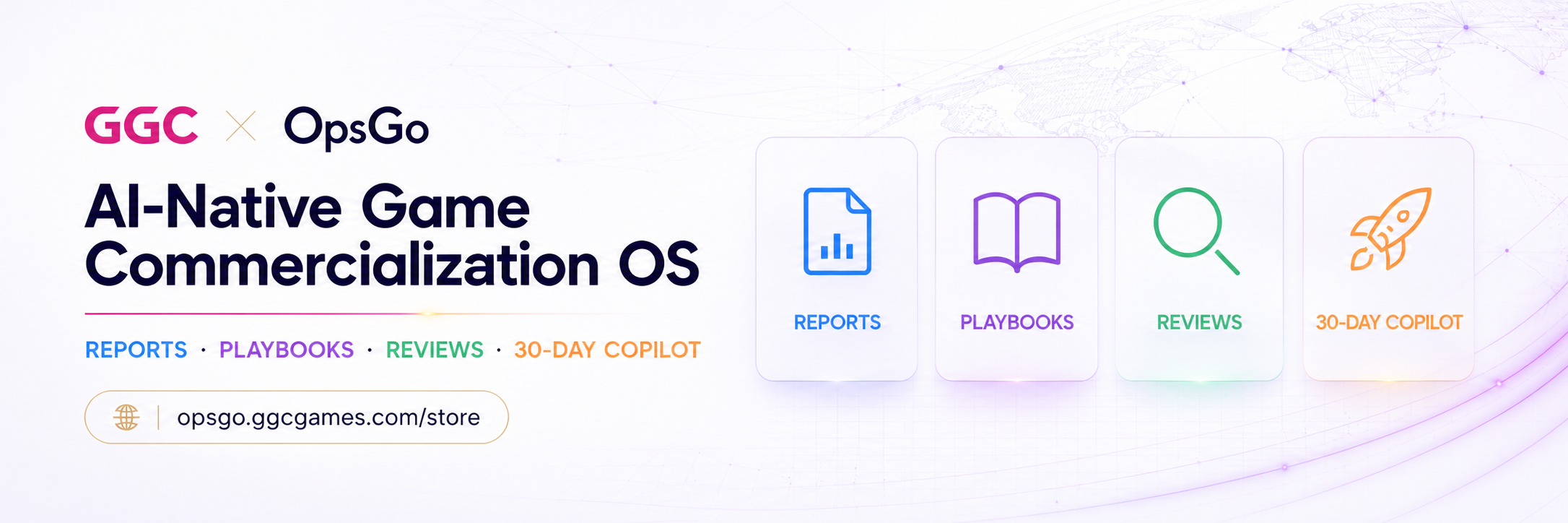 GGC and OpsGo AI-native game commercialization operating system